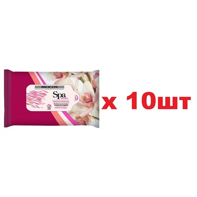 Салфетки влажные SPA Aroma 15шт Нежная орхидея 10шт