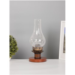 Лампа настольная RISALUX ЭКО «Татьяна» 1×40 Вт Е27 коричневый 14×14×34 см