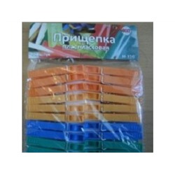 Прищепки бельевые, пластмассовые, 20шт. уп, цена за уп, арт. Н310 AST