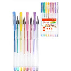 Набор ручек гелевых металлик METALLIC (НР-4738)