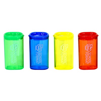 Точилка пластиковая с контейнером "CLASSIC" ТЧК1-КЛ SchoolФормат