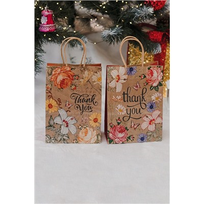 Набор крафт-пакетов подарочных 2 шт НАТАЛИ, 1218135