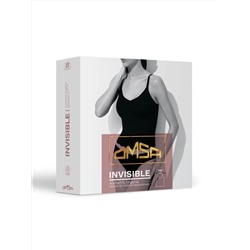 Omsa Топ 2. OmD 1211B Invisible Майка "Топ" женская (топ на тонких бретелях с вкладышами), PA