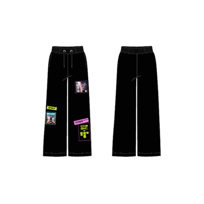 Брюки трикотажные для девочек