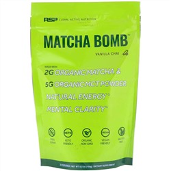 RSP Nutrition, Matcha Bomb, ванильный чай, 150 г