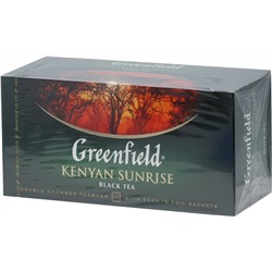 Greenfield. Kenyan Sunrise карт.пачка, 25 пак.