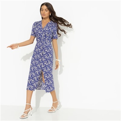 Платье из вискозы, Амур настиг (синий)