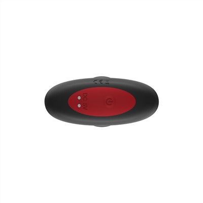Черная анальная вибропробка Anal Vibrator с пультом ДУ - 13,5 см.