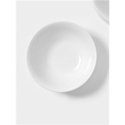 Тарелки глубокие Magistro Basic bistro, 450 мл, d=15.5 см, набор 6 шт., фарфор, белые