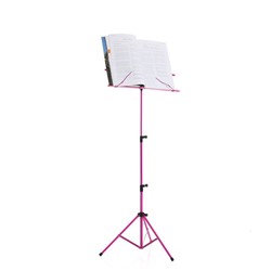 Пюпитр h=155 см, подставка для нот 50×28 см, фуксия