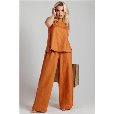 Брюки женские  Б3801/02/Терракотовый