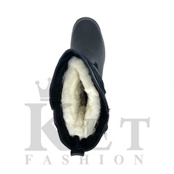 Монголки короткие черные, литая подошва