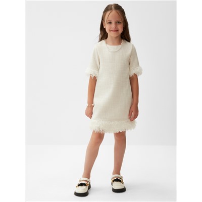 Платье нарядное детское MINAKU: PartyDress цвет белый, рост 128