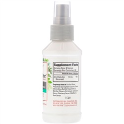 Quantum Health, Спрей «Тера цинк» с питательными веществами для укрепления иммунной системы с ароматом перечной мяты и гвоздики, 4 жидких унции (120 мл)