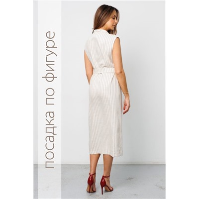 Платье на запах льняное 408MLK НАТАЛИ, 1126756