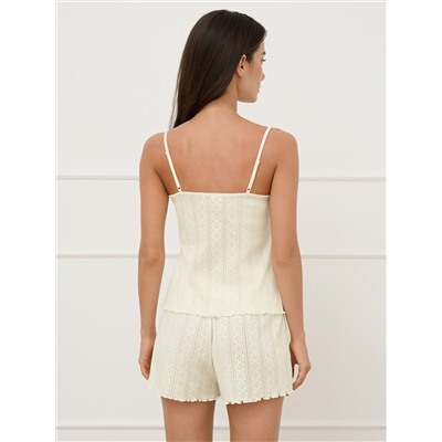 Omsa Пижама OmD 0207D POINTELLE Пижама жен. (Майка уз.бретели+Шорты с гульфиком), СО