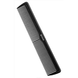 Dewal Расческа карманная / Эконом CO-6037, пластик, 14,5 см, черный 1598