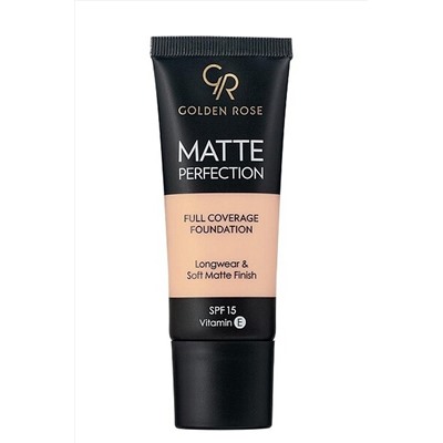 Крем тональный для лица GR Matte Perfection Full Coverage Foundation - 002 Холодный КОСМЕТИКА ИЗ ТУРЦИИ, 1097180