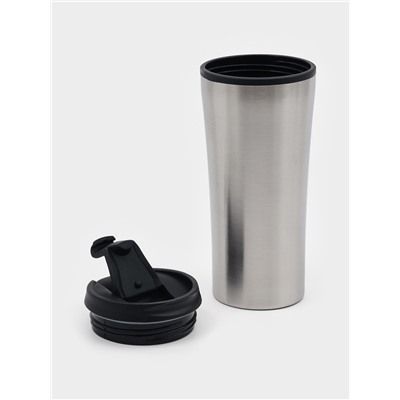 Термокружка Мастер К For you, 450 мл, 8×19 см сохраняет тепло 2 ч, нержавеющая сталь, цвет хром