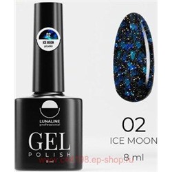 LunaLine Гель-лак Ice Moon тон 02 калейдоскоп 8 мл