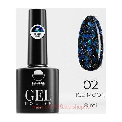 LunaLine Гель-лак Ice Moon тон 02 калейдоскоп 8 мл
