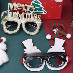 Очки новогодние карнавальные Набор 6 штук. Размер универсальный