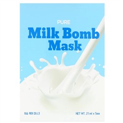 G9skin, Pure Milk Bomb, маска, 5 шт. по 21 мл