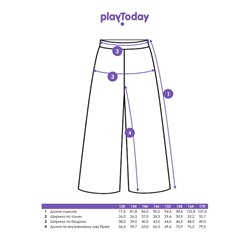 Брюки трикотажные для девочек