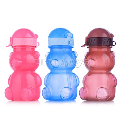 Бутылка для воды и других напитков 350 мл. "Мишка" в ассортименте