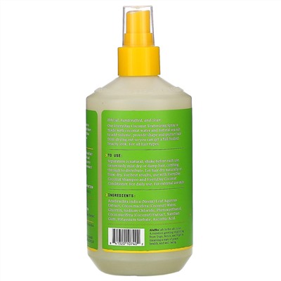 Alaffia, Everyday Coconut, Texturing Spray, Purely Coconut, 12 fl oz (354 ml)