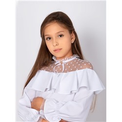 Блузка для девочки длинный рукав Соль&Перец