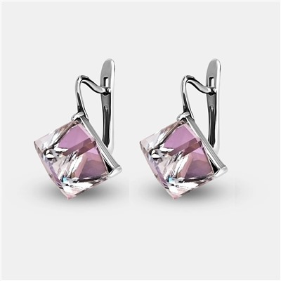 Серьги "Кубик" 8 мм