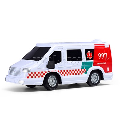 Машина "Спасательная служба" р/у, 27 MHz, в коробке