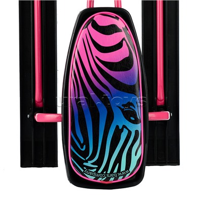 Игрушка Снегокат детский 210 "Зебра" с высокой рамой (Розовая)