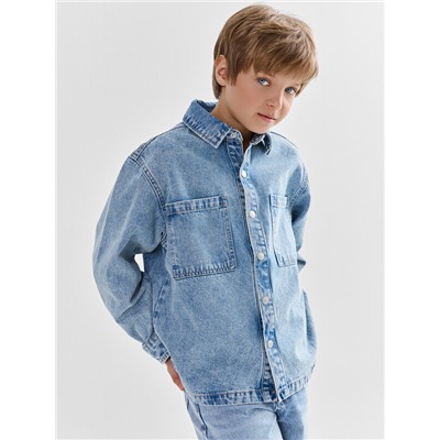 КУРТКА ДЖИНСОВАЯ ДЛЯ МАЛЬЧИКОВ 2026-1DJB1002-1t