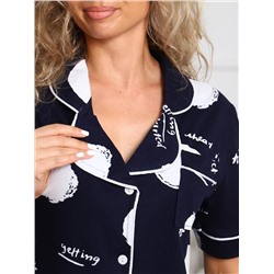 Ядвига - пижама синий