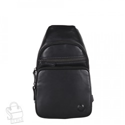 Рюкзак мужской кожаный 4241-1TR black Tough Ryder