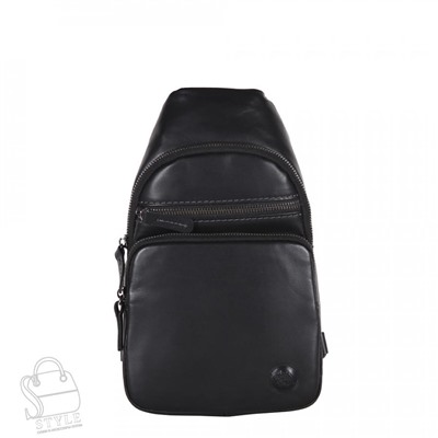 Рюкзак мужской кожаный 4241-1TR black Tough Ryder