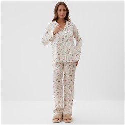 Пижама женская (рубашка, брюки) KAFTAN Spring, размер 52-54