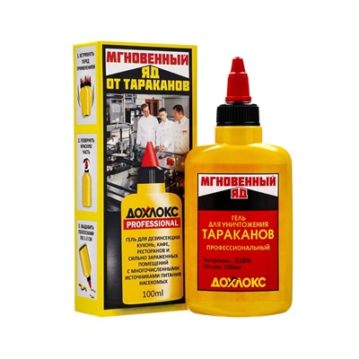 Средство от тараканов Дохлокс «Мгновенный яд», гель, 100 мл