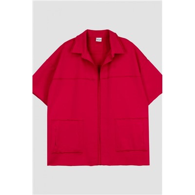 Джемпер женский 6394 (Малиновый)