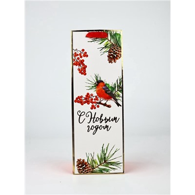 Набор пакетов под бутылку подарочных «С Новым годом», 3 шт., тиснение, 36×13×10 см