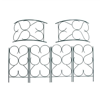 Арка садовая, 230×120×51 см, для вьющихся растений, металлическая, зелёная