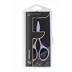 Frau Finger Ножницы маникюрные для ногтей изогнутые / Premium PS 21, матовые, ручная заточка, 9,5 см KRISTALLER, 1111619