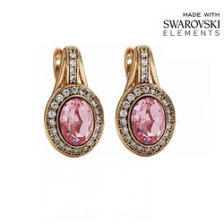 Серьги с кристаллами Swarovski