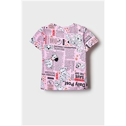 Фуфайка трикотажная для девочек (футболка) PLAYTODAY, 1240259