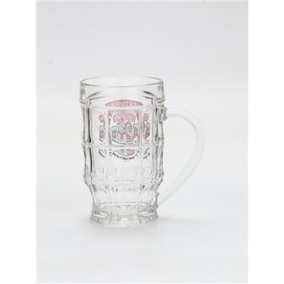 Кружка пивная новогодняя «Без пивка, нет огонька!», 500 мл, 18+