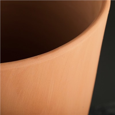 Горшок для цветов «Терра №6», керамический, с поддоном, 9.4 л, терракот