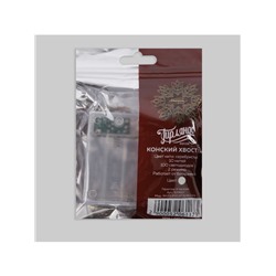 Гирлянда «Конский хвост» 10 нитей по 1 м, IP20, серебристая нить, 100 LED, 2 режима, батарейки AAх3 (нет в комплекте), свечение тёплое белое