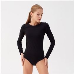 Боди женское MINAKU: Basic line, цвет чёрный, размер 44